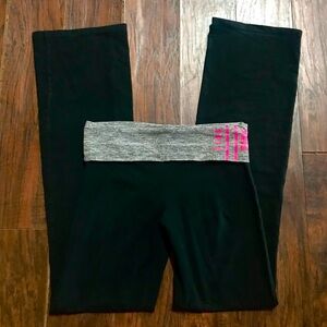 Y2K Victoria's Secret PINK Fold-Over Yoga Pants